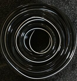 VACUUM TUBING TRANSFLOW 3/8 ID X 5/8 OD BLACK/WHITE STRIPE (BX 100FT)