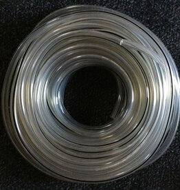 VACUUM TUBING TRANSFLOW 3/8 ID X 5/8 OD CLEAR/BLACK STRIPE (BX 100FT)