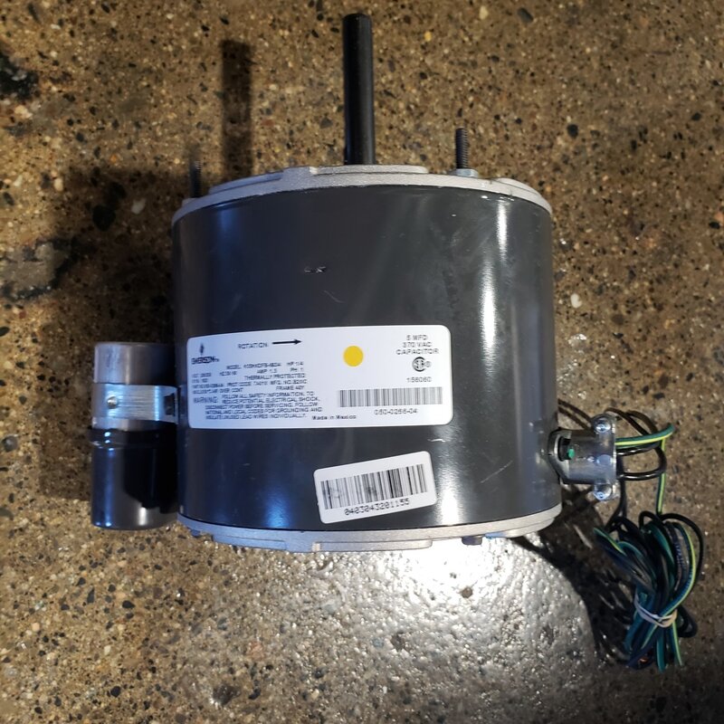 CONDENSER FAN MOTOR 1/4HP, 1PH, 208/230V, 1625RPM, 48Y FRAME