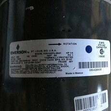 CONDENSER FAN MOTOR 1/4HP, 1PH, 460V, 1625RPM, 48Y FRAME