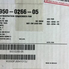 CONDENSER FAN MOTOR 1/4HP, 1PH, 460V, 1625RPM, 48Y FRAME