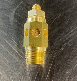 ADJUSTABLE BRASS AIR EXHAUST MUFFLER 1/4 MPT