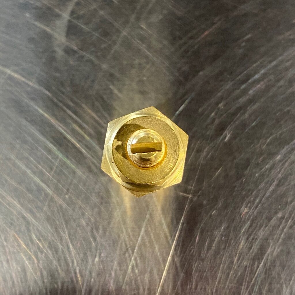 ADJUSTABLE BRASS AIR EXHAUST MUFFLER 1/4 MPT