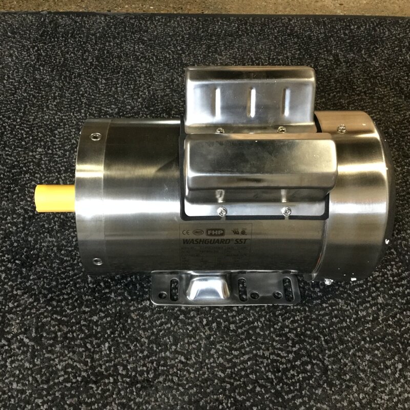 LEESON MILK PUMP MOTOR 2HP, 1PH, 3450RPM, 143TC FRAME, S/S WASHDOWN