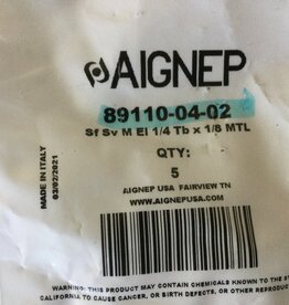 AIR FITTING 90° ELBOW T1/4 X 1/8 SWIFT-FIT THREAD