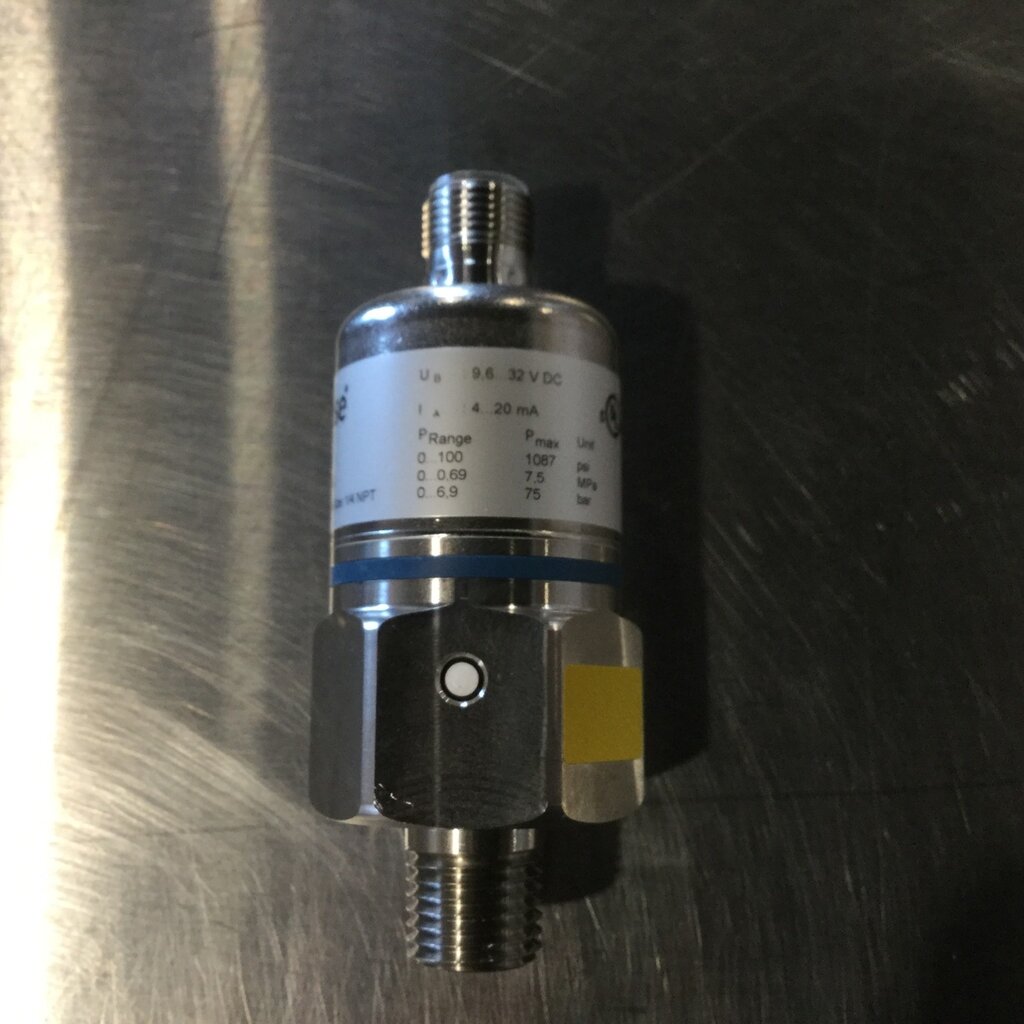 PRESSURE TRANSMITTER W/ CERAMIC & VITON SEALS, 0 TO 100PSIG, 4-20mA, 1/4 MPT, 9.6-32VDC, M12 CONNECTOR