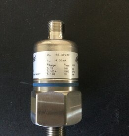 ProSense PRESSURE TRANSMITTER W/ CERAMIC & VITON SEALS, 0 TO 15PSIG, 4-20mA, 1/4 MPT, 9.6-32VDC, M12 CONNECTOR