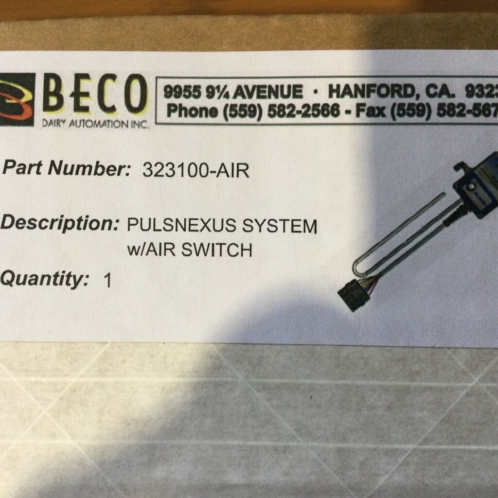 BECO PULSNEXUS CONTROL UNIT W/ AIR