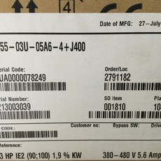 VFD 3HP, 3PH, 380-400V, 5.6A