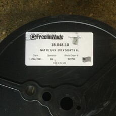 1/4 NATURAL POLYETHLENE HARD TUBING (PER FT)