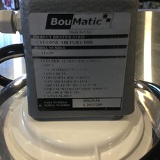 BOUMATIC CYCLONE 610 AIR INJECTOR