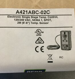 ELECTRONIC SINGLE STAGE TEMPERATURE CONTROL 120/240VAC W/ DISPLAY 30/212°F