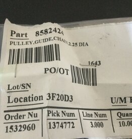 BOUMATIC ROTARY XCALIBUR 360EX DETACHER PVC PULLEY 2-1/4 dia.