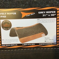 FAST BACK ROPES SADDLE FELT ROPER PAD 31" X 30"