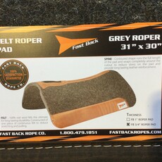 FAST BACK ROPES SADDLE FELT ROPER PAD 31" X 30"