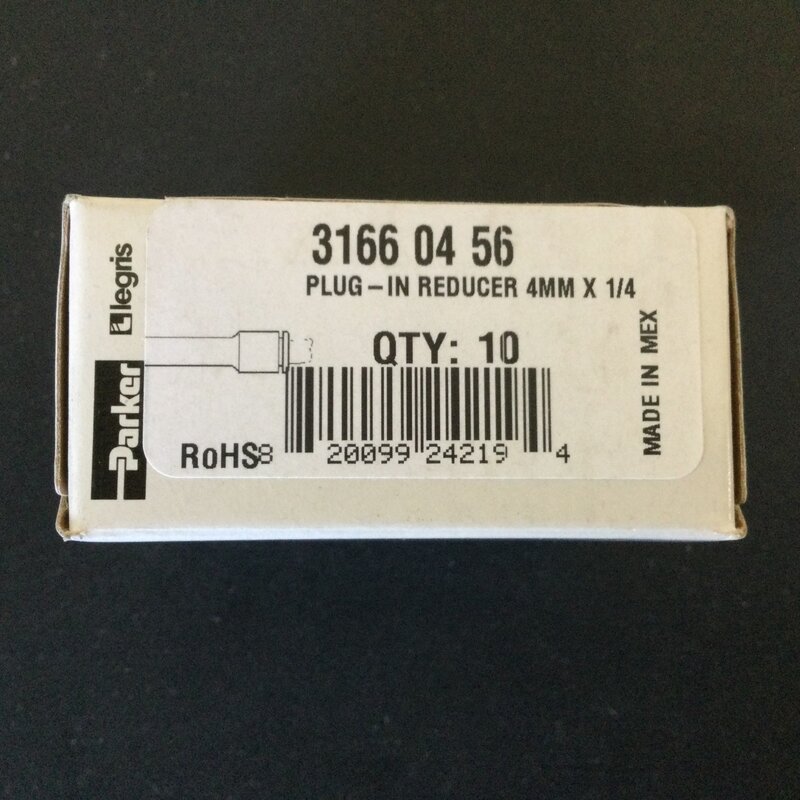 AIR FITTING STEM REDUCING T5/32 X 1/4