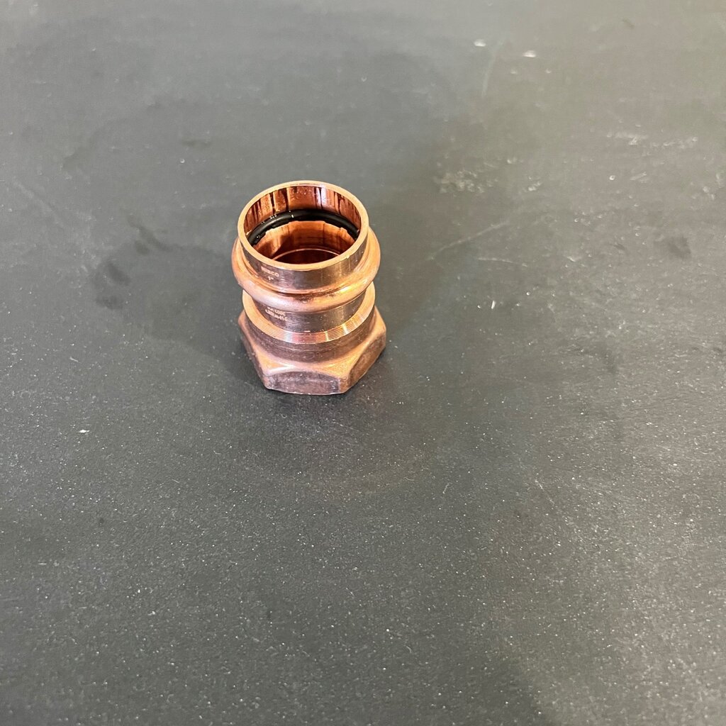 1" NIBCO PRO-PRESS X FPT COPPER ADAPTER