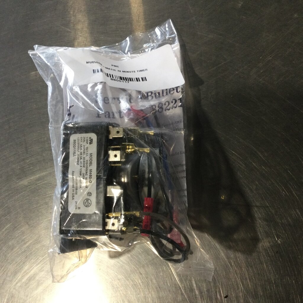 MUELLER MILK COOLER MUELLER MATIC 72-MINUTE TIMER, 1,600 GALLON OR MORE