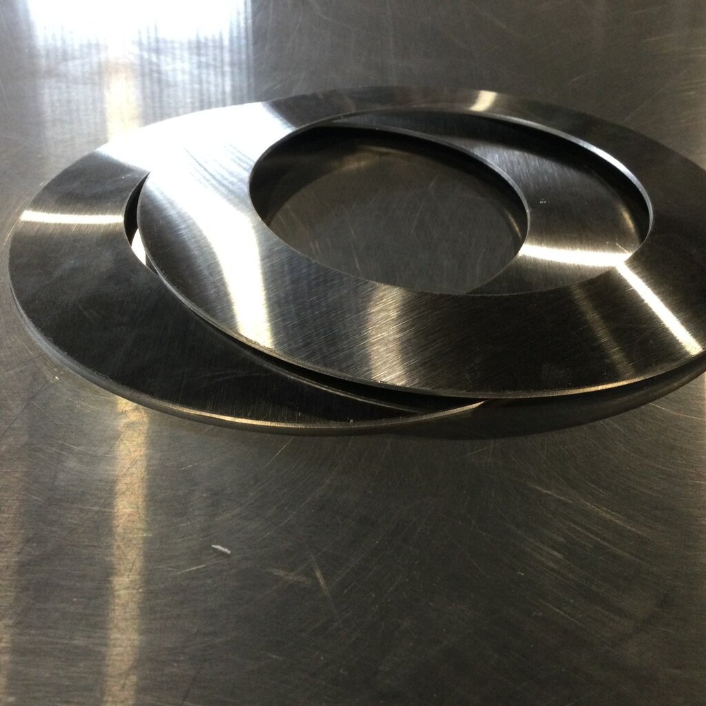 DIXON 7” dia. S/S WALL FLANGE W/ 4" PIPE HOLE