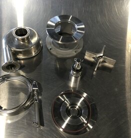 #5 PUMP HEAD ASSEMBLY 2" INLET/OUTLET CLAMP, 4-7/8 IMPELLER, 5/8 SHAFT, EXTERNAL VITON SEAL, MINUS 56C FRAME MOTOR (CEWDM3555)