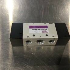 AIR VALVE 3/8 DOUBLE PILOT, 5-PORT, 4-WAY, 2-POSITION