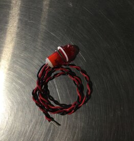 BECO RED LED INDICATOR LIGHT, 28VDC