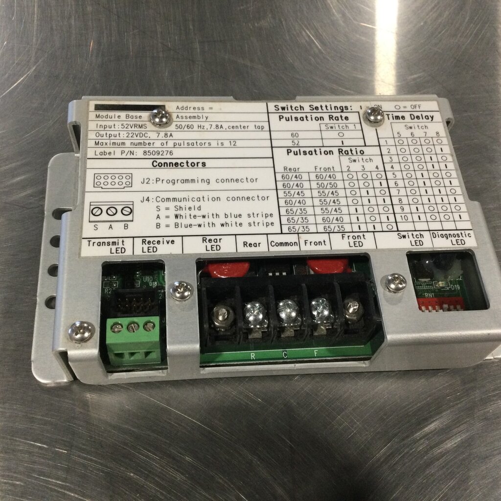 BOUMATIC PULSATION MASTER CONTROLLER CIRCUIT BOARD W/ BRACKET