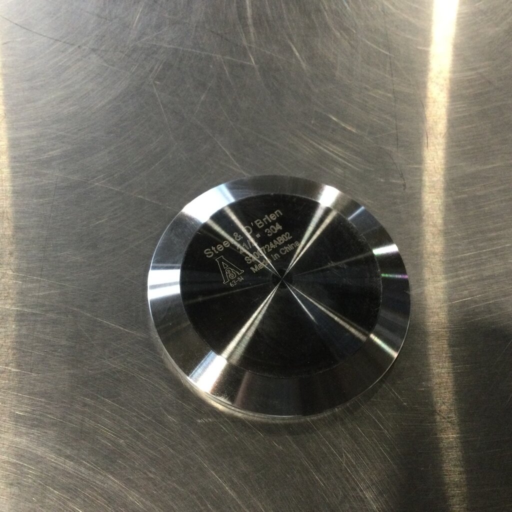 DIXON 2-1/2 S/S SOLID END CAP