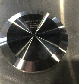 DIXON 4" S/S SOLID END CAP