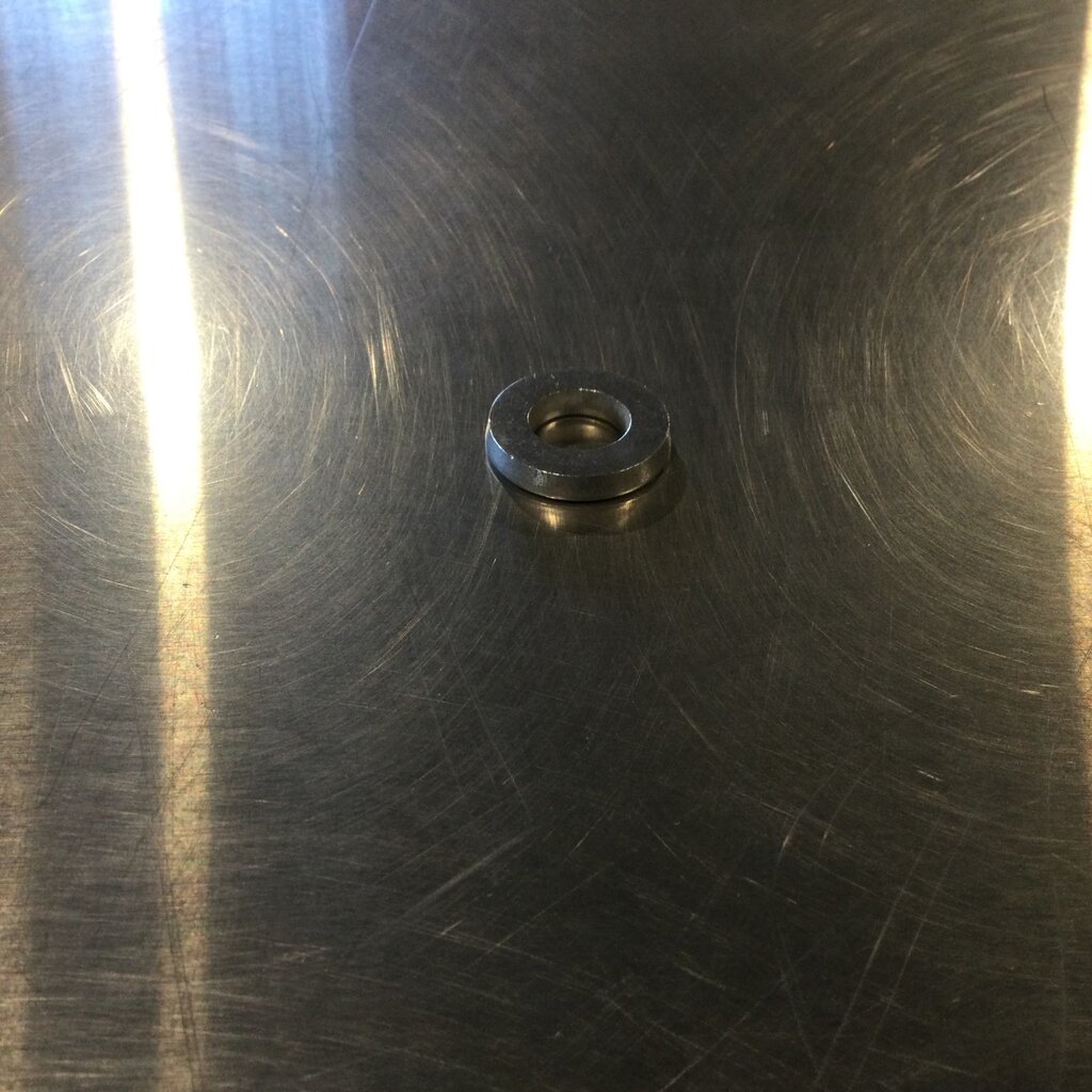 DCI DOOR HINGE S/S WASHER 3/16THK, 1/2 ID X 1.06 OD