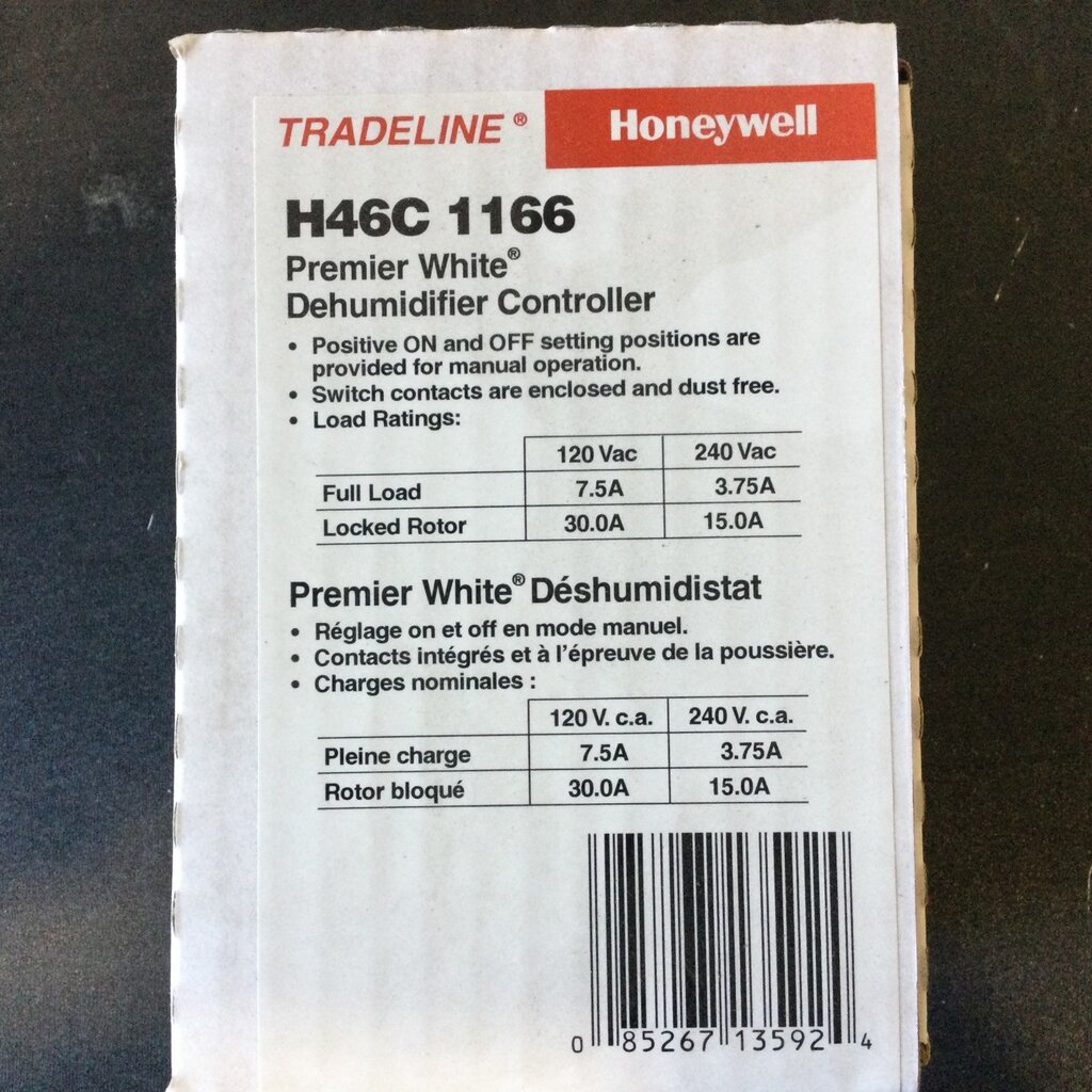 HONEYWELL DEHUMIDIFIER CONTROLLER