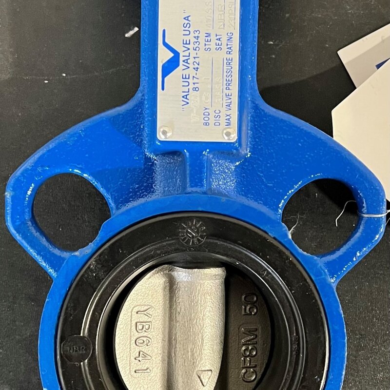 2" BUTTERFLY WAFER VALUE VALVE DN150, 230psi, 316 S/S