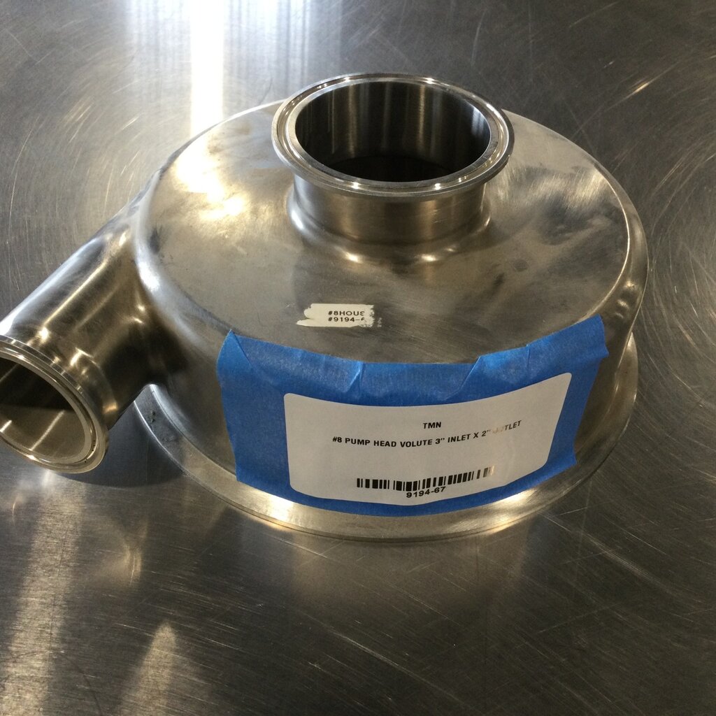 #8 PUMP VOLUTE 3" INLET X 2" OUTLET TC