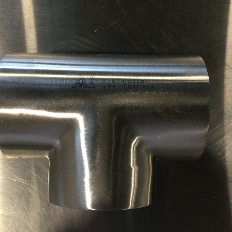 3" S/S WELD TEE