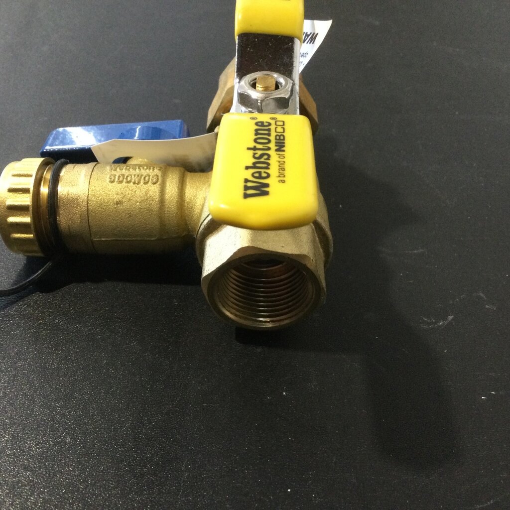 WEBSTONE BRASS TANKLESS RINNAI WATER HEATER SERVICE VALVES 3/4 FPT