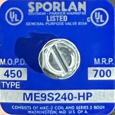 1/2 ODF SOLDER HIGH PRESSURE SOLENOID VALVE (USE MKC-2 COIL)