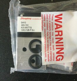 4-WAY DIRECT ACTING STACKABLE SOLENOID VALVE, 24VDC, 4.5 WATTS, 125 PSI, 1/8-27 PORTS