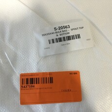 BULK BAG W/ SPOUT TOP/BOTTOM 35" X 35" X 40"