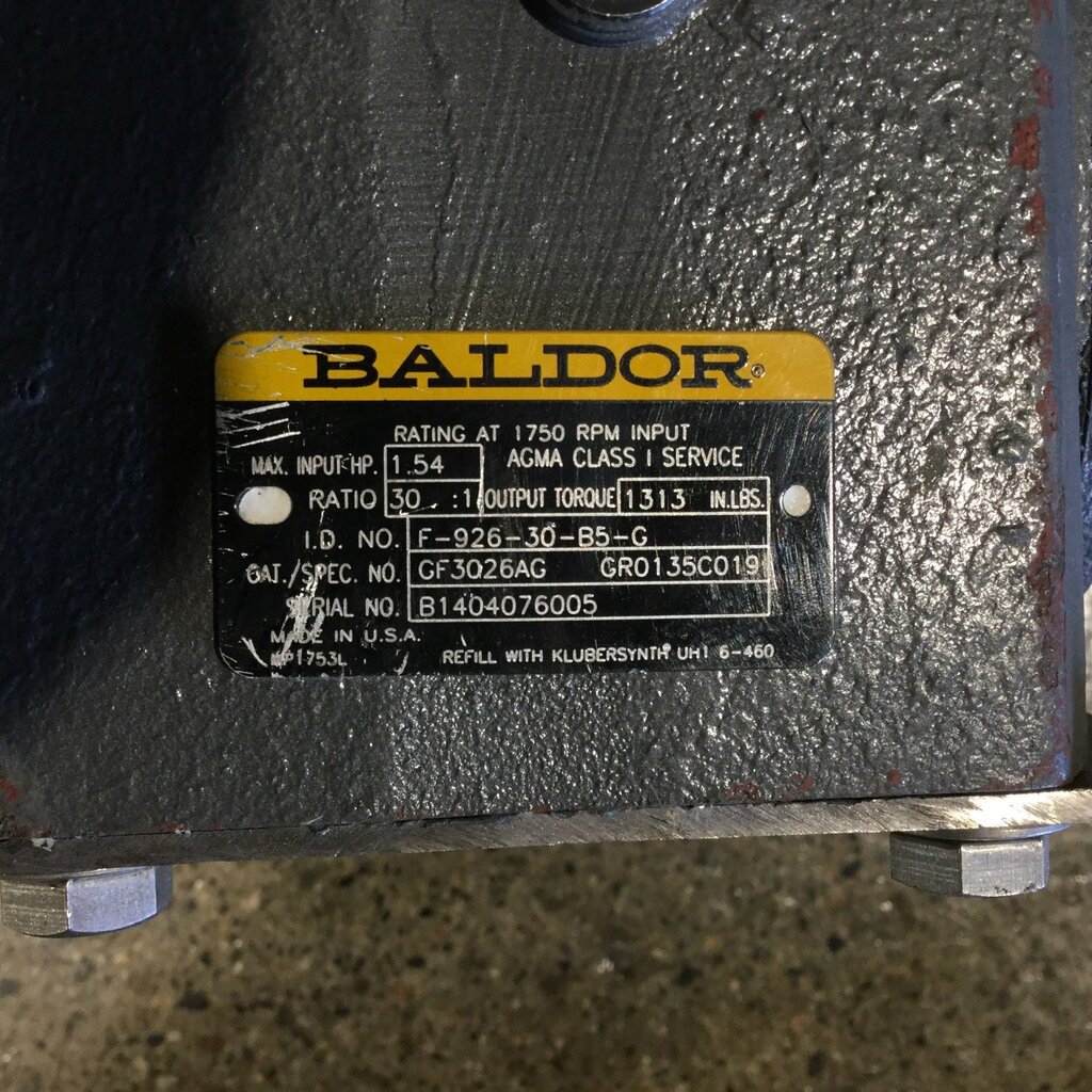 WESTWAARD CROWD GATE GEARBOX 30:1 X 1-1/8 SHAFT dia.