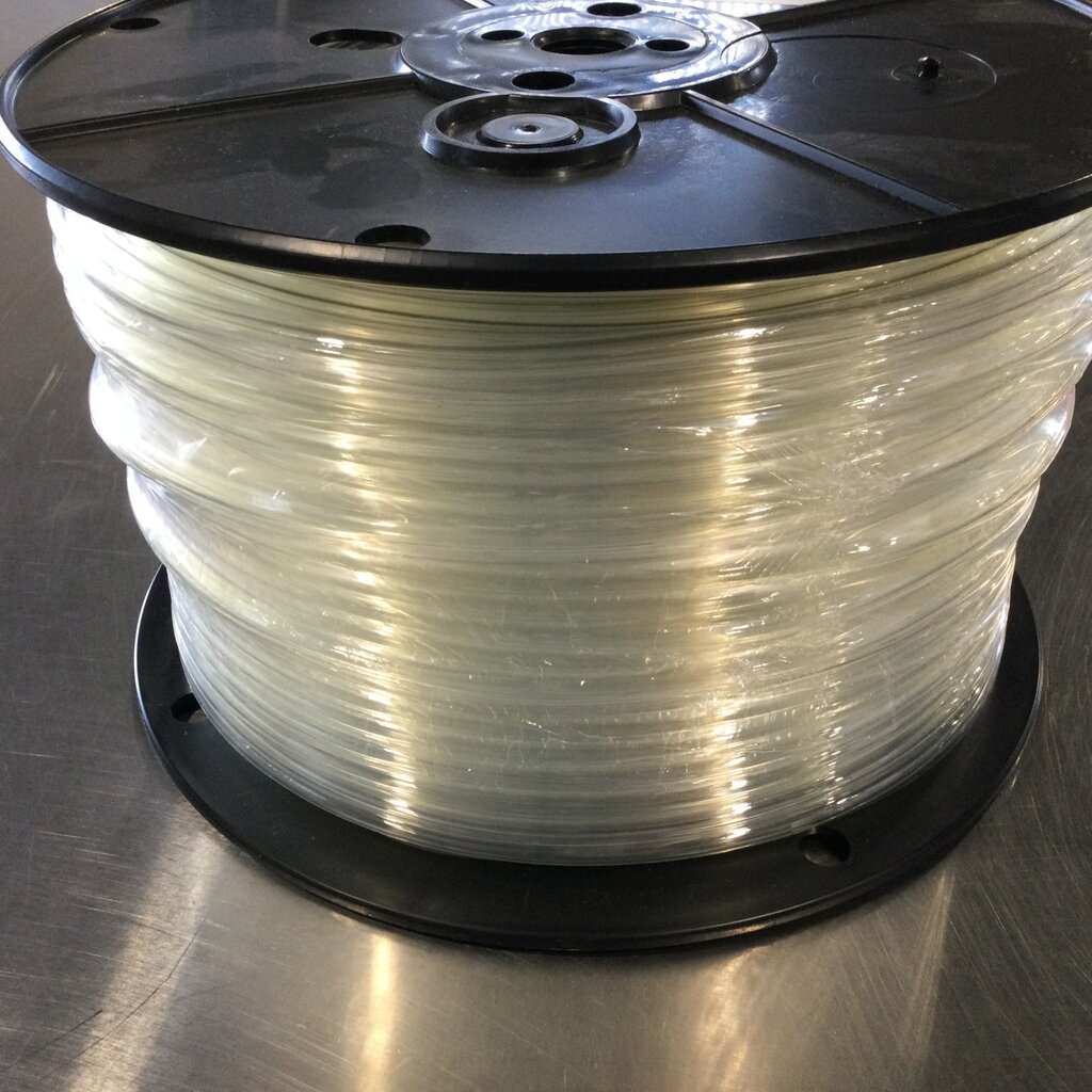 1/4 OD X .160 ID NATURAL POLYURETHANE SOFT TUBING (PER FT)