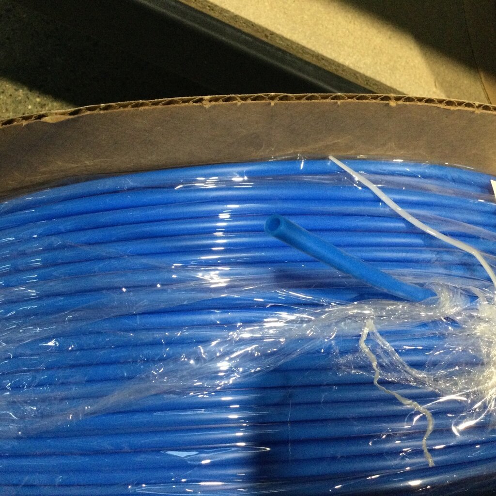 1/4 BLUE POLYETHLENE HARD TUBING (REEL 1000 FT)