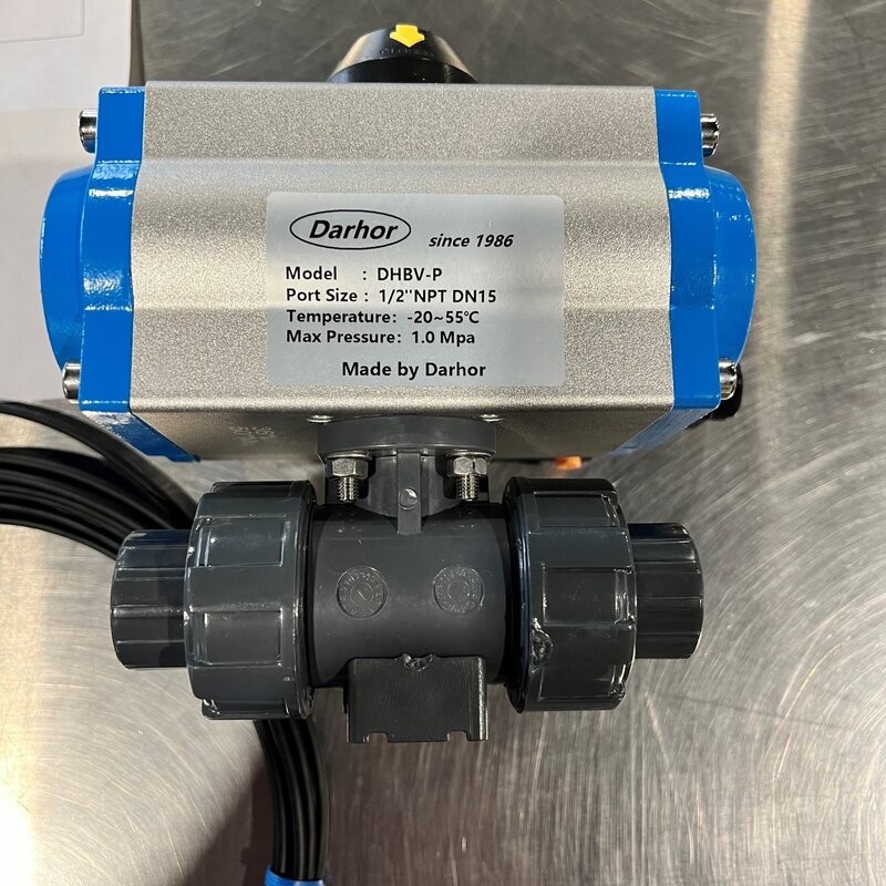 OPTI-BLEND AIR ACTUATED DRAIN VALVE 1/2 NPT