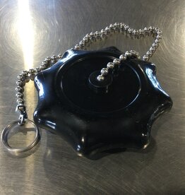 3" MALE CAP W/ CHAIN