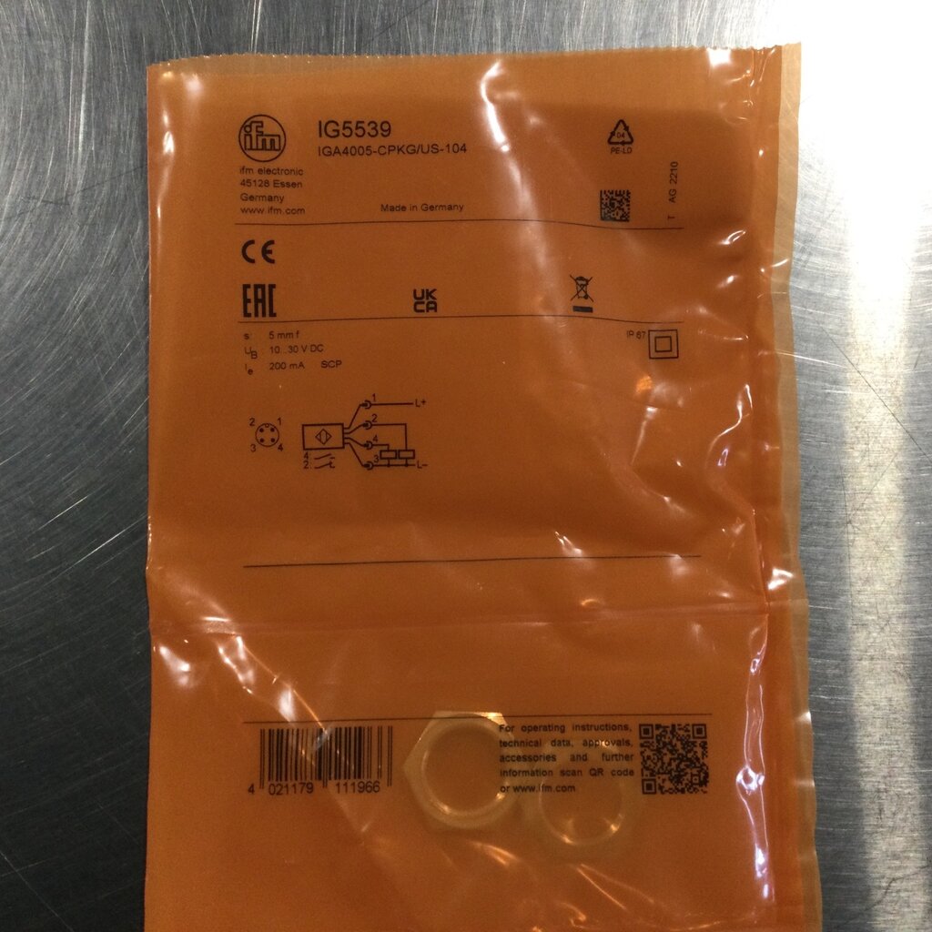 PROXIMITY SENSOR S/S, 18mm dia. X 80mm BODY, 5mm SENSING DISTANCE, 10-30VDC, N.O./N.C. OUTPUTS, 4-20mA ANALOG OUPUT