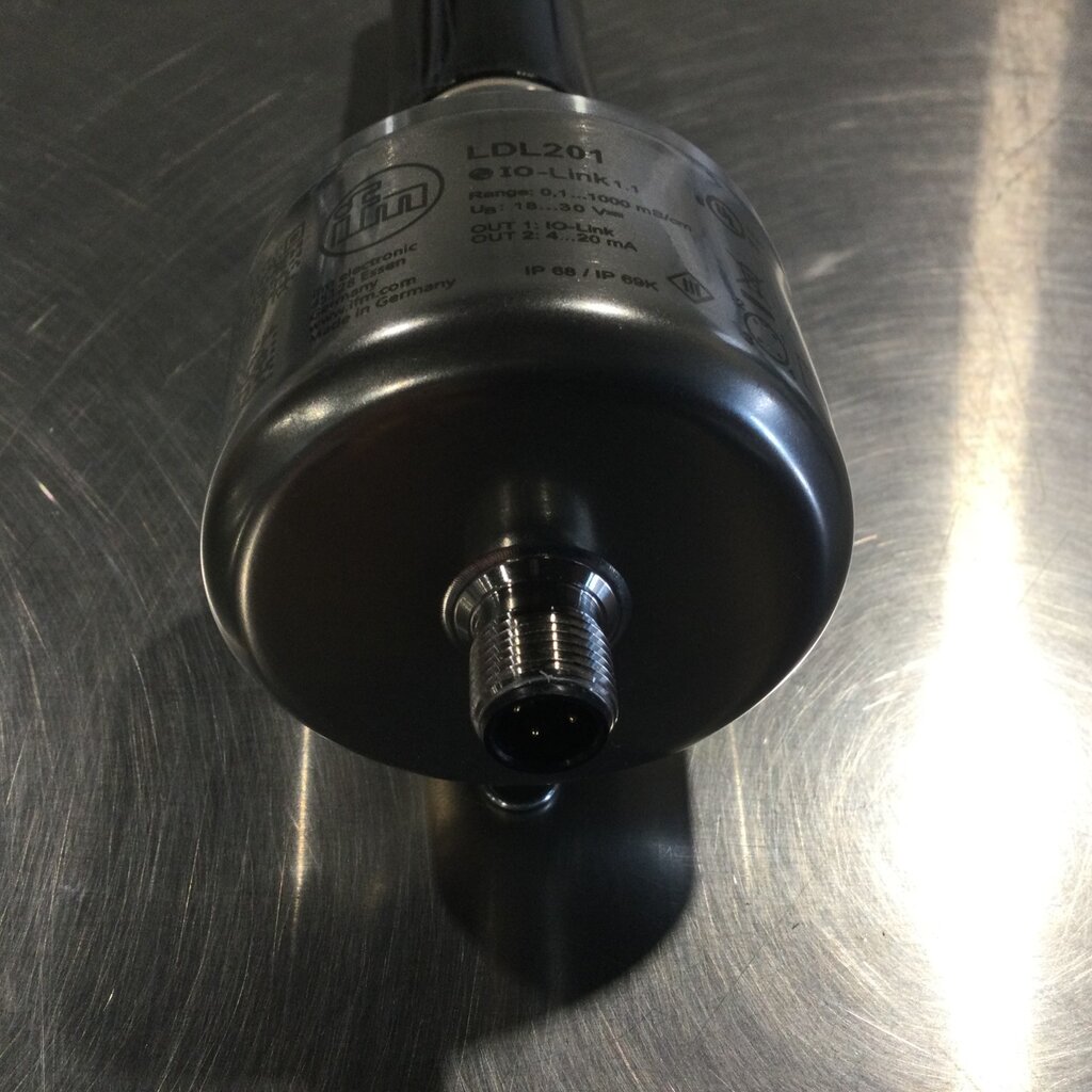 IFM INDUCTIVE CONDUCTIVITY SENSOR (Reduce inaccuracies associated with a time-based cleaning process)