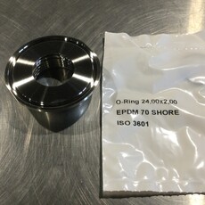 2" TRI-CLAMP TO VARIO ADAPTER W/ SEALING RING (E30123)