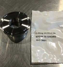 2" TRI-CLAMP TO VARIO ADAPTER W/ SEALING RING (E30123)