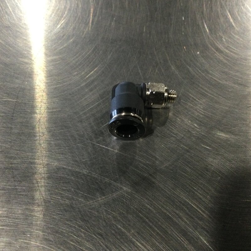 AIR FITTING COMPACT 90° ELBOW T1/4 X #10-32