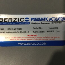 UNITORQ UNITORQ DOUBLE ACTING AIR ACTUATOR (M48)