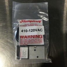 4-WAY DIRECT ACTING SOLENOID VALVE, 120VAC, 50/60Hz, 4.5 WATTS, 125 PSI, 1/8-27 PORTS